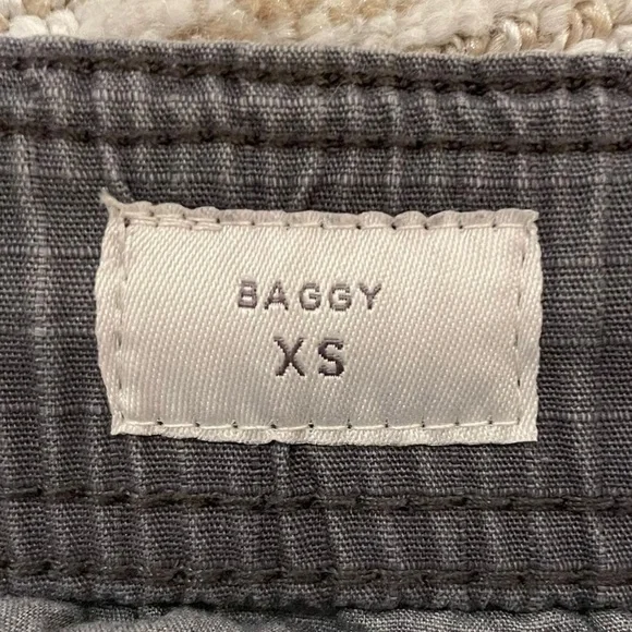 PacSun Grey Baggy Cargos Elastic Waist Jean  Size XS - Picture 5 of 7